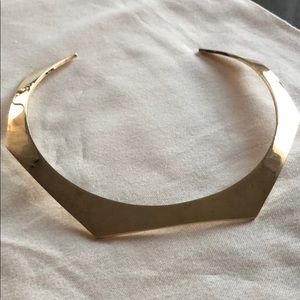 J. Crew Gold Collar Necklace